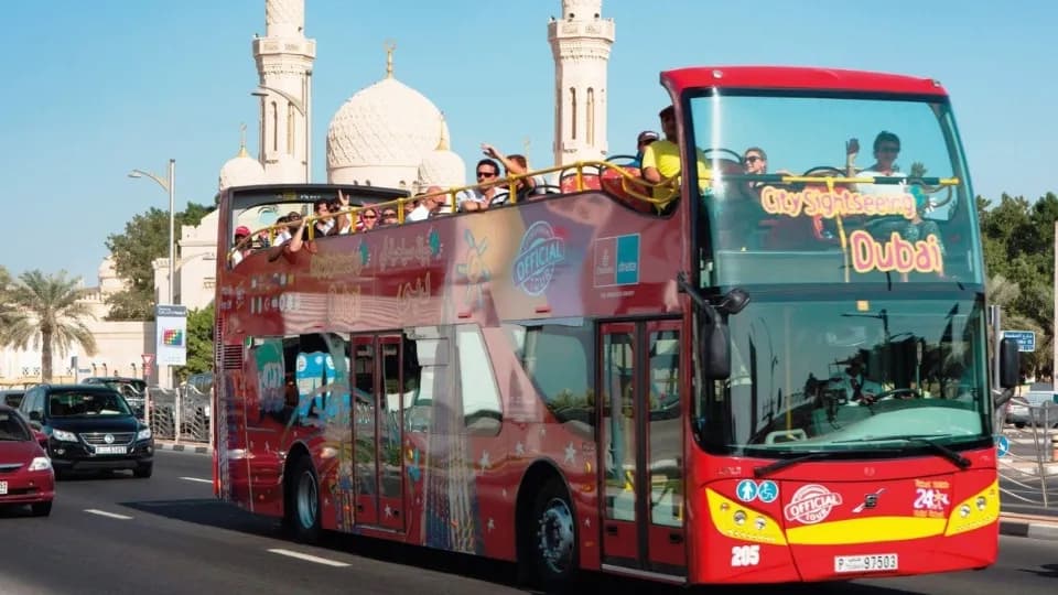 3 Day Hop On Hop Off Ticket with Aquaventure Super Pass and Dhow Cruise - Image 1